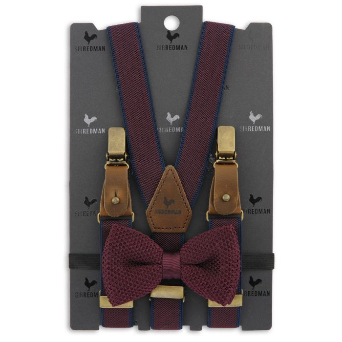 Sir Redman SR26020 ( SRCOMBIKIDS2620B ) kids bretels combi pack Crushed Berry