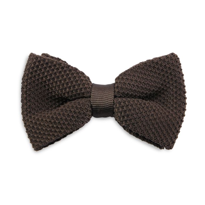 Sir Redman SR24011 ( SRBOWTIE24011 ) gebreide strik donkerbruin
