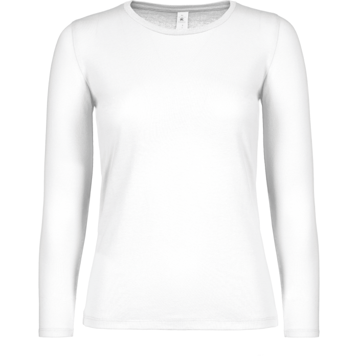 B&C CGTW06TX #E150 Ladies' T-shirt long sleeves White 3XL