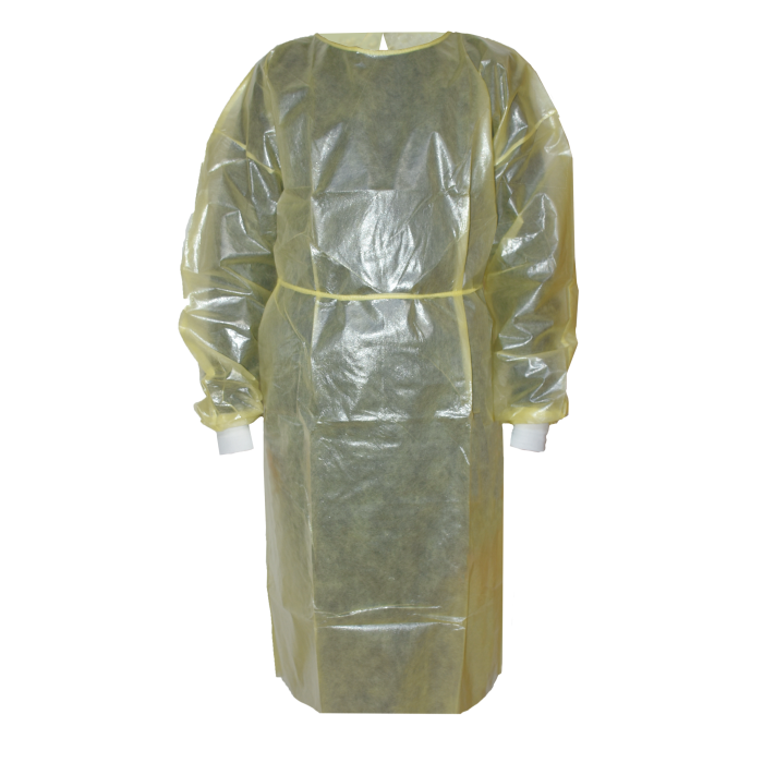 PSP 70-761 Isolation gown yellow PB(6)-B