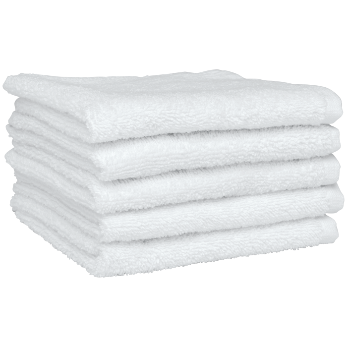 Kariban K104 Guest handdoekjes 30 x 30 cm – verpakking per 5 White One Size