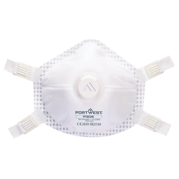 Portwest P306 FFP3 Ultimate herbruikbaar masker met ventiel (Pk5)