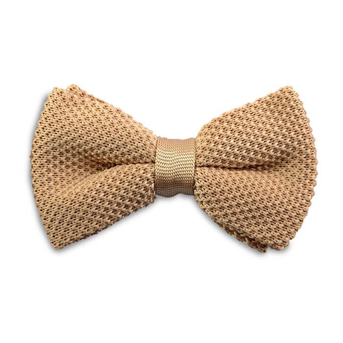 Sir Redman SR24013 ( SRBOWTIE24013 ) gebreide strik champagne