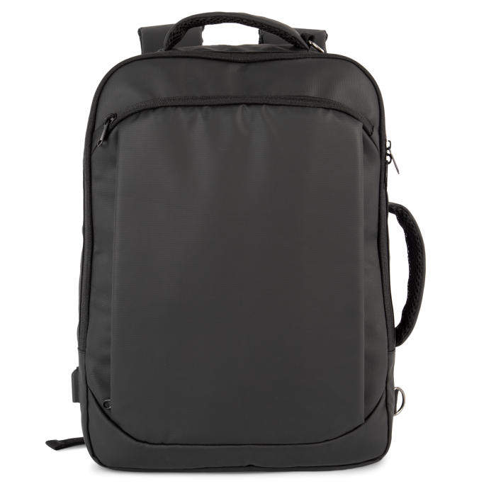 Kimood KI5110 Businessrugzak met laptop-en documentenvak Kialma by k-loop Black One Size