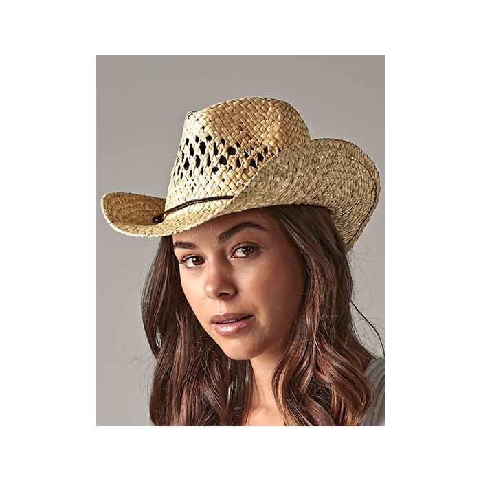 Beechfield CB735 Straw Cowboy Hat