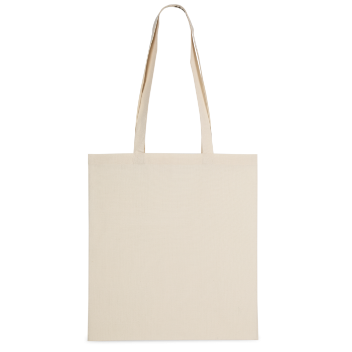 Kimood KI3207 Totebag in gerecycleerde stof met katoenlook Natural One Size