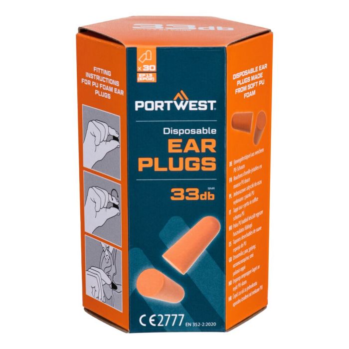 Portwest EP13 PU Schuim Oordop (30 paar)
