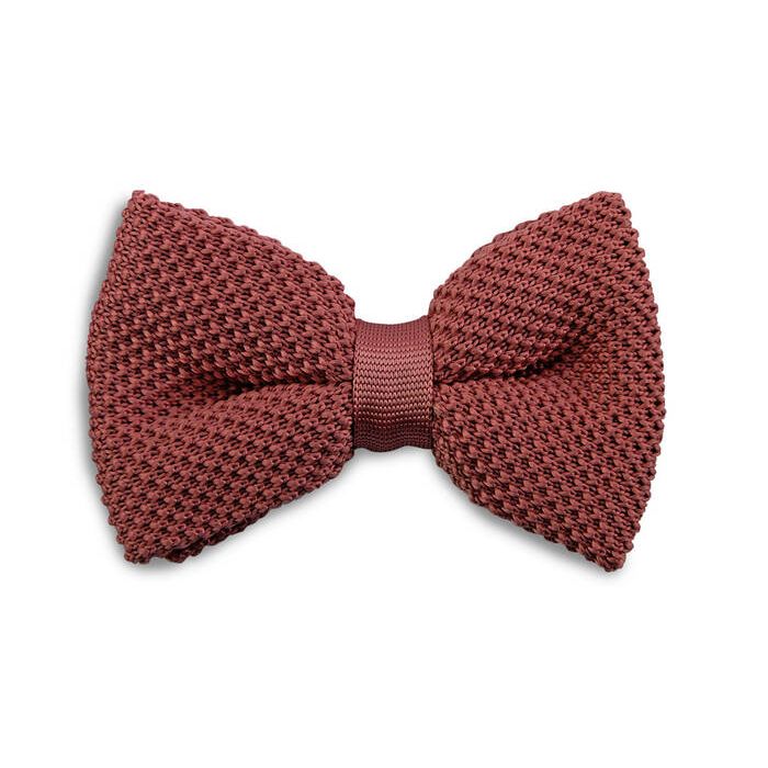 Sir Redman SR24005 ( SRBOWTIE24005 ) gebreide strik zachtroze