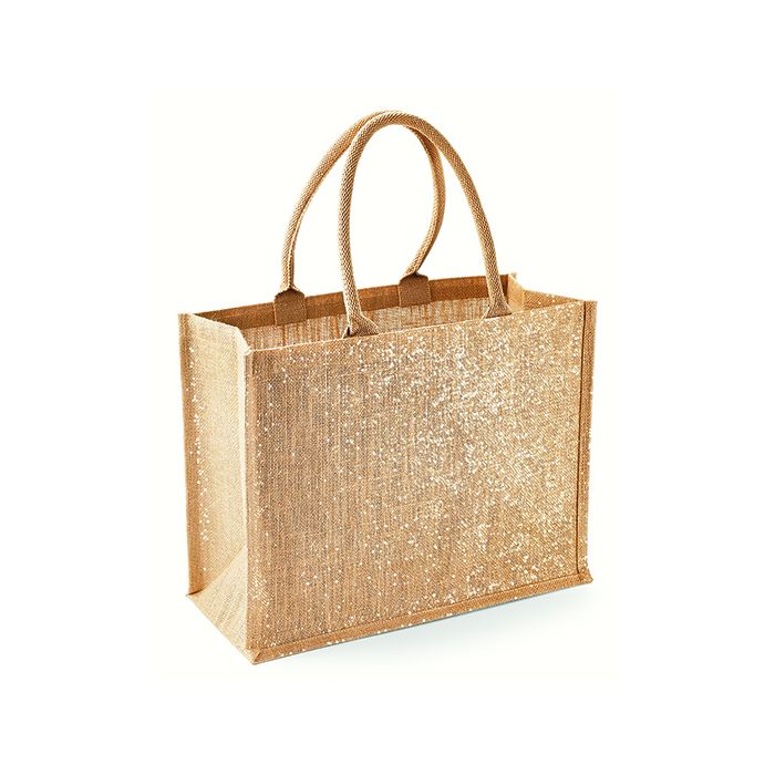 Westford Mill WM437 Shimmer Jute Shopper
