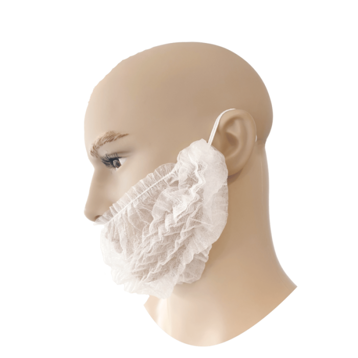 PSP Baardmasker PP Wit 100 stuks