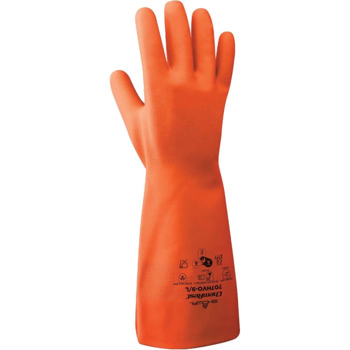 Showa 707HVO EBT Nitrile oranje, 10/XL