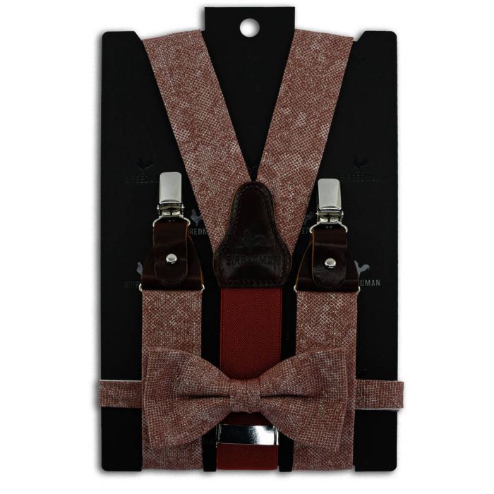 Sir Redman SR20221 bretels combi pack Sposo Stiloso blush