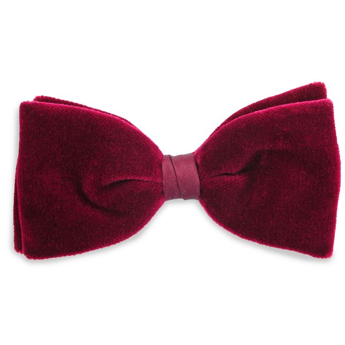 Sir Redman SR24192 ( SRBOWTIE24192 ) fluwelen strik bordeauxrood
