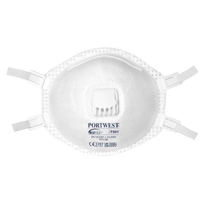 Portwest P301 FFP3 Masker met Ventiel (Pk10)