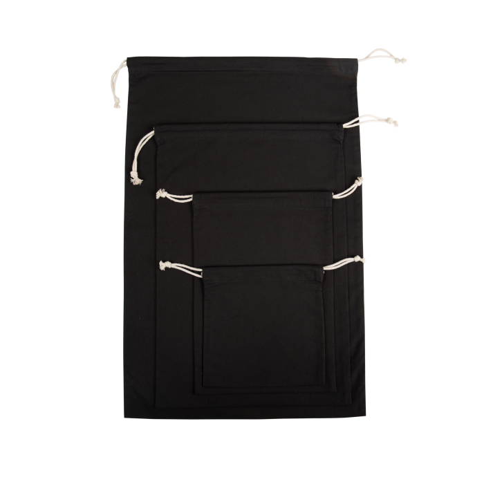 Kimood KI0751M Tas van biologisch katoen Black M