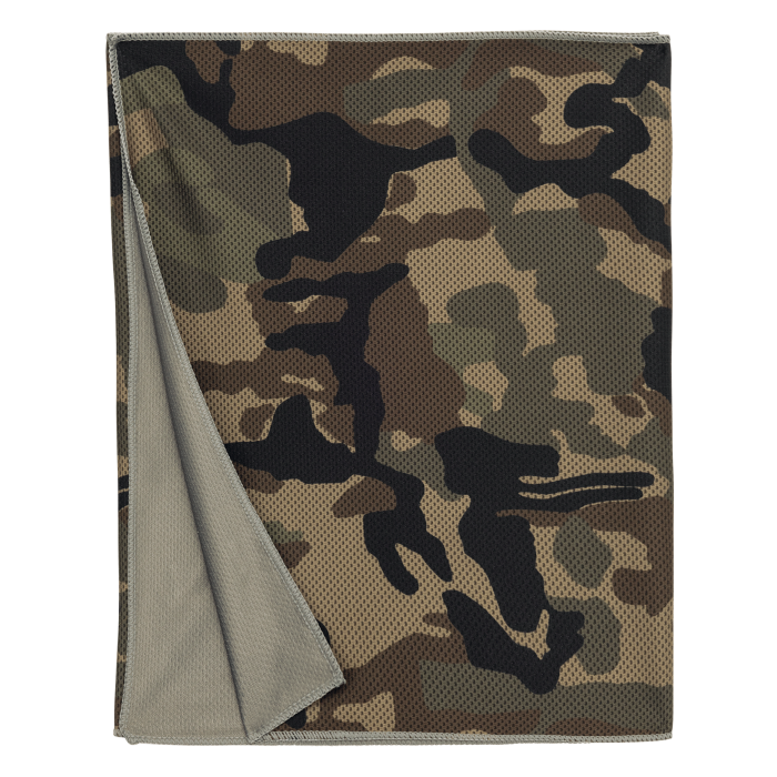 PROACT® PA578CC Afkoelende sporthanddoek - 100 cm x 30 cm Olive Camouflage One Size