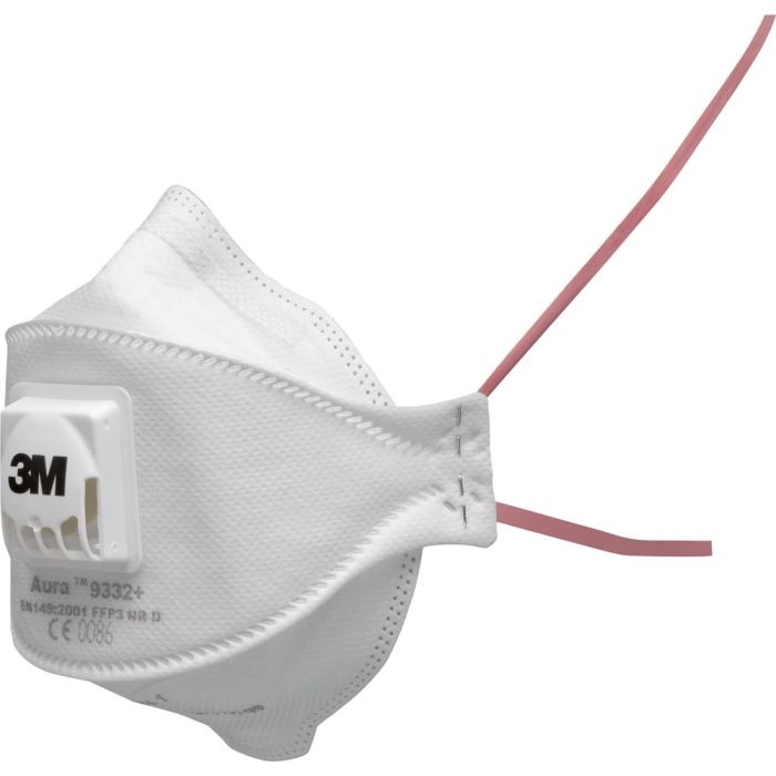3M Aura 9332+ stofmasker FFP3 + ventiel