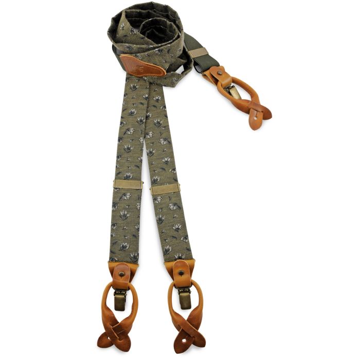 Sir Redman SR21333 ( SR333 ) luxe bretels Flower Finesse Khaki