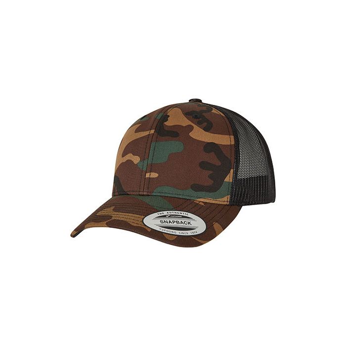 FLEXFIT FX6606CA Retro Trucker Camo Cap