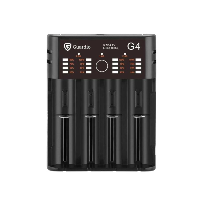 Guardio: Batterij Oplader incl 4 Batterijen