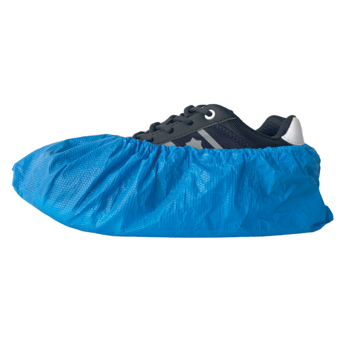 Overschoen PE Blauw 130 mu 41x15cm 50 st