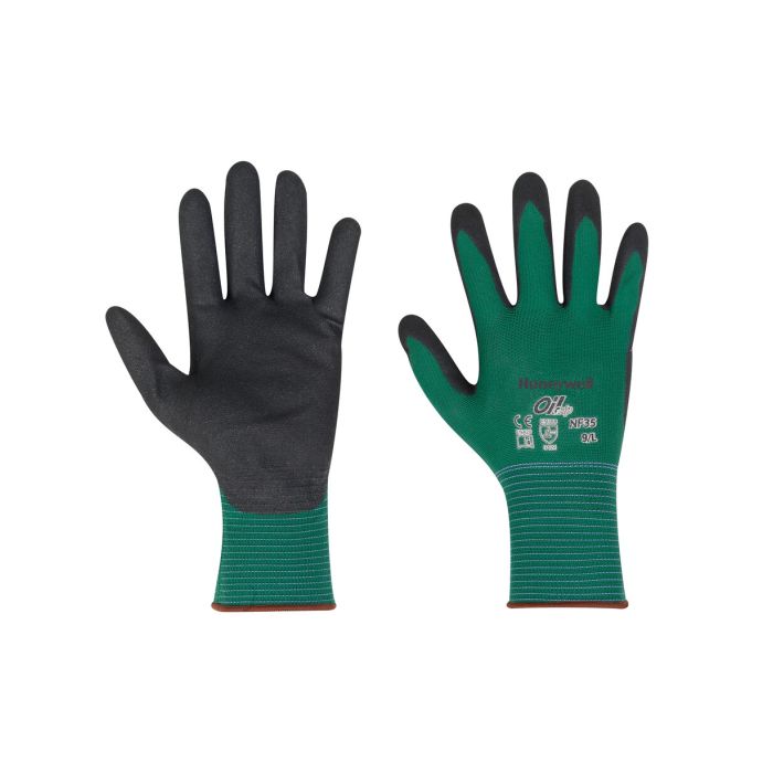 PIP GLOBAL SAFETY 10983 Oil Grip Polyamide handschoen met nitril coating, voor algemeen gebruik (NF35)