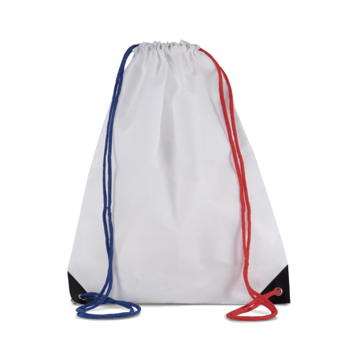 Kimood KI0104C Rugzak met draagkoordjes Reflex blue/White/French red One Size