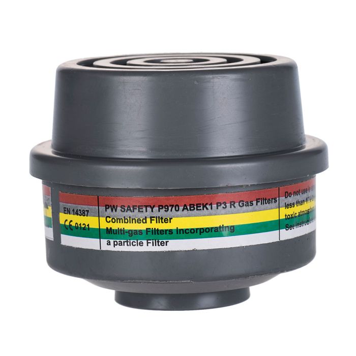 Portwest P970 ABEK1P3 Combinatie Filter met speciale draadbevestiging