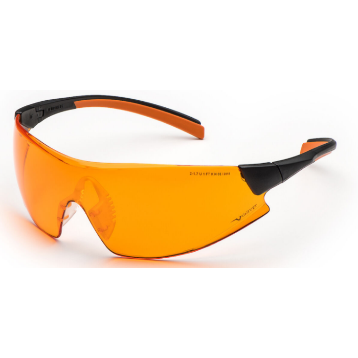 Univet v.bril 546.03.42.04 zwart/oranje