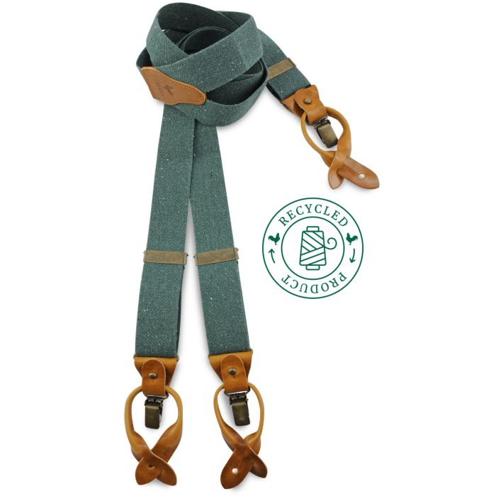 Sir Redman SR21301 ( SR301 ) luxe bretels Richy Recycle groen