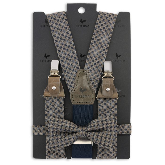 Sir Redman SR20185 ( SRCOMBI20185B ) bretels combi pack Modern Gentleman navy