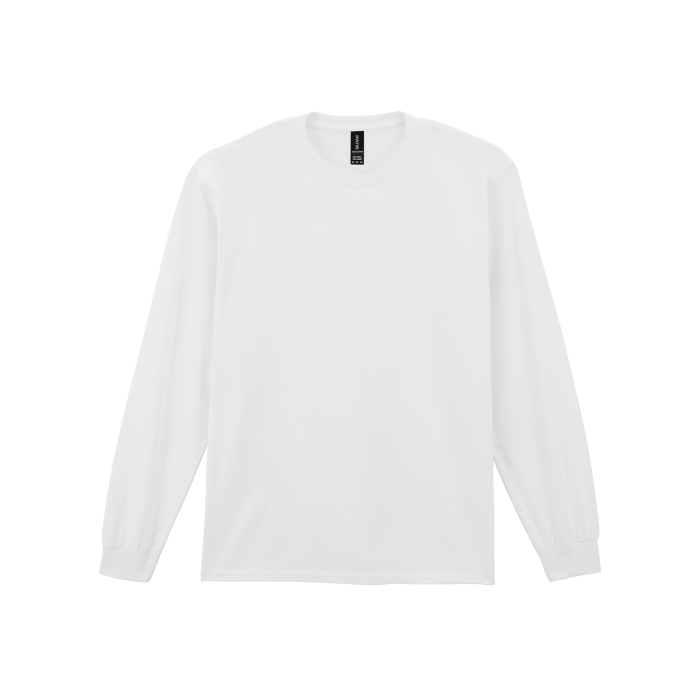 Gildan GI2400X Ultra Cotton™ Classic Fit Adult T-Shirt met lange mouwen White 3XL