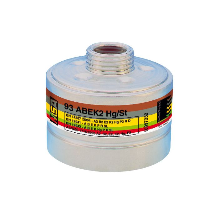 MSA 93 combinatiefilter A2B2E2K2Hg-P3 R D