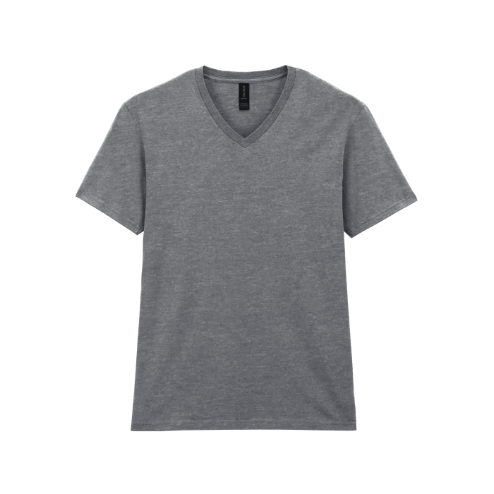 Gildan GI64V00AX Softstyle Euro Fit Adult V-neck T-shirt RS Sport Grey 3XL