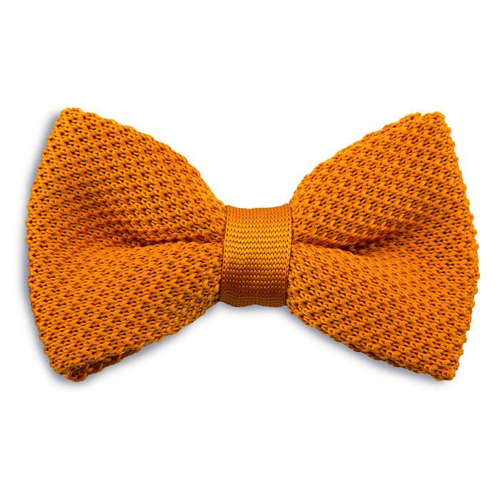 Sir Redman SR24010 ( SRBOWTIE24010 ) gebreide strik oker