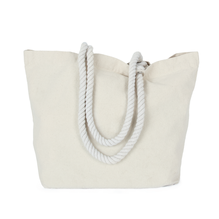 Kimood KI3209N Totebag in marinestijl Washed Natural One Size
