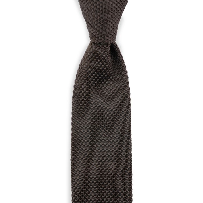 Sir Redman SR22021 ( SRTIE22021 ) gebreide stropdas donkerbruin