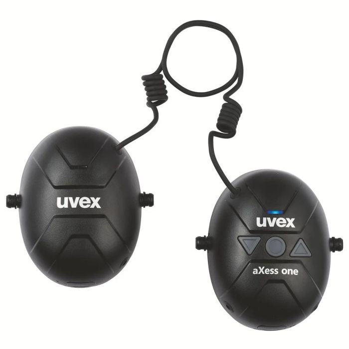 uvex aXess 2640201 SNR 25 dB zwart, mt L