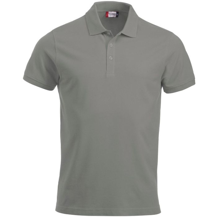 SALE! Clique 028244 Classic Lincoln Heren polo - Silver - Maat XS