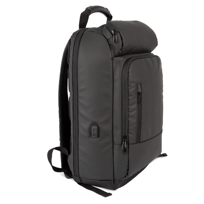 Kimood KI0932 Businessrugzak met laptopvak Black One Size