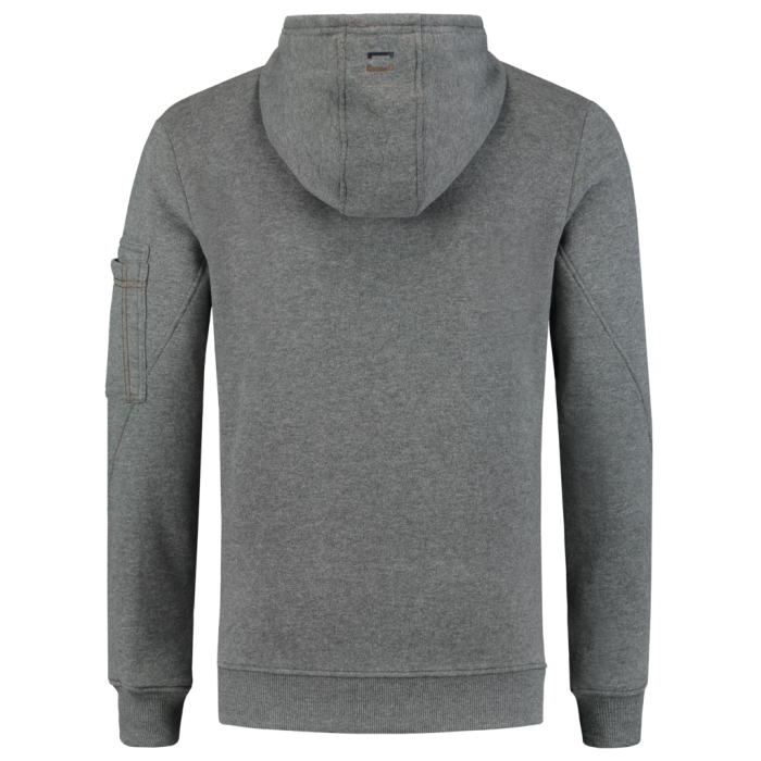 Tricorp 304004tonegreymelS Sweater Premium Capuchon Logo Outlet