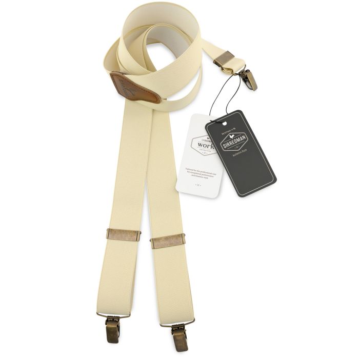 Sir Redman SR35017 WORK bretels roomwit elastiek