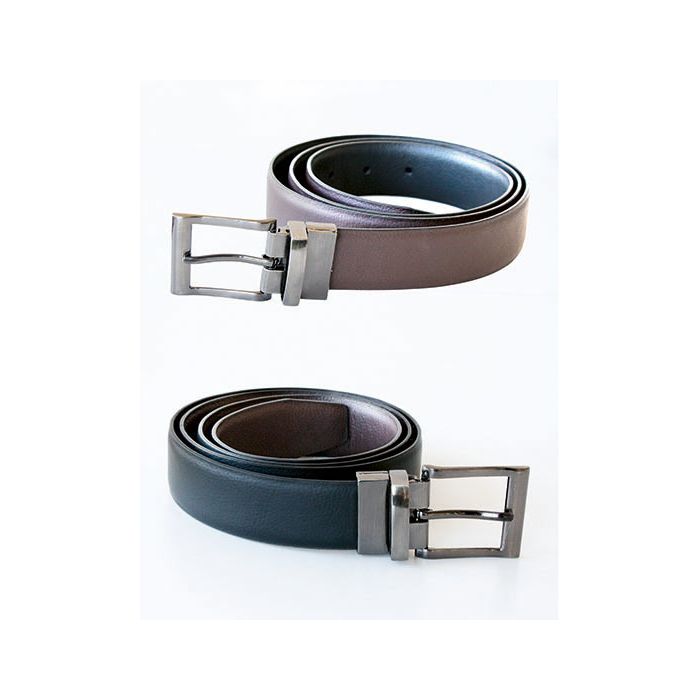 Korntex KX152 Elegant Two-Color Reversible Belt Schaffhausen