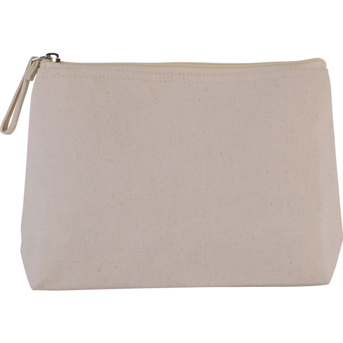 Kimood KI0724N Toilettas van canvaskatoen Natural One Size