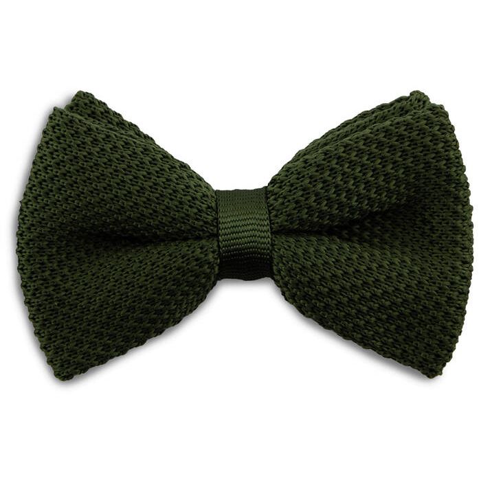 Sir Redman SR24105 ( SRBOWTIE24105 ) gebreide strik mosgroen
