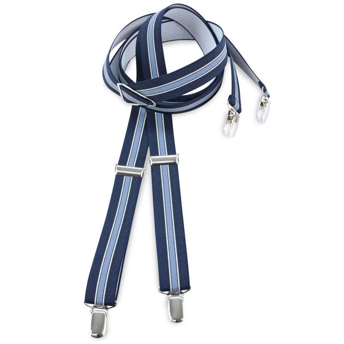 Sir Redman SR21155 ( SR155 ) bretels smal blauwe streep