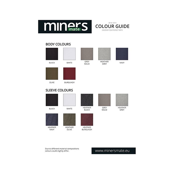 Miners mate KATALOGXXV-MYFARB Miners Mate Colour Guide