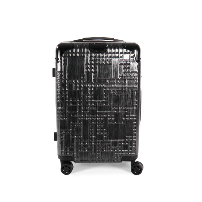 Kimood KI0839 Cabinetrolley 'Geoline' met 4 zwenkwieltjes Black One Size
