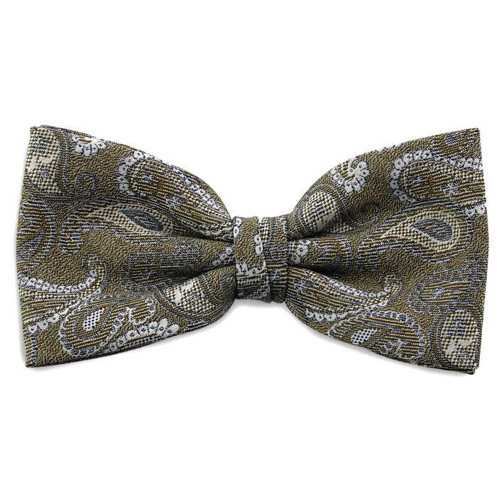 Sir Redman SR24142 ( SRBOWTIE24142 ) strik Paisley Partito verde marrone