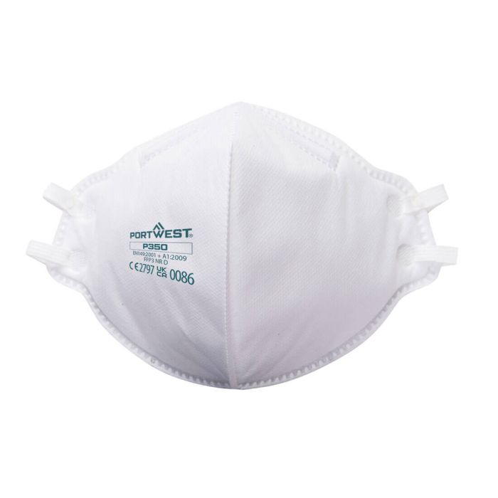 Portwest P350 FFP2 Dolomiet Fold Flat filtrerend ademlucht masker